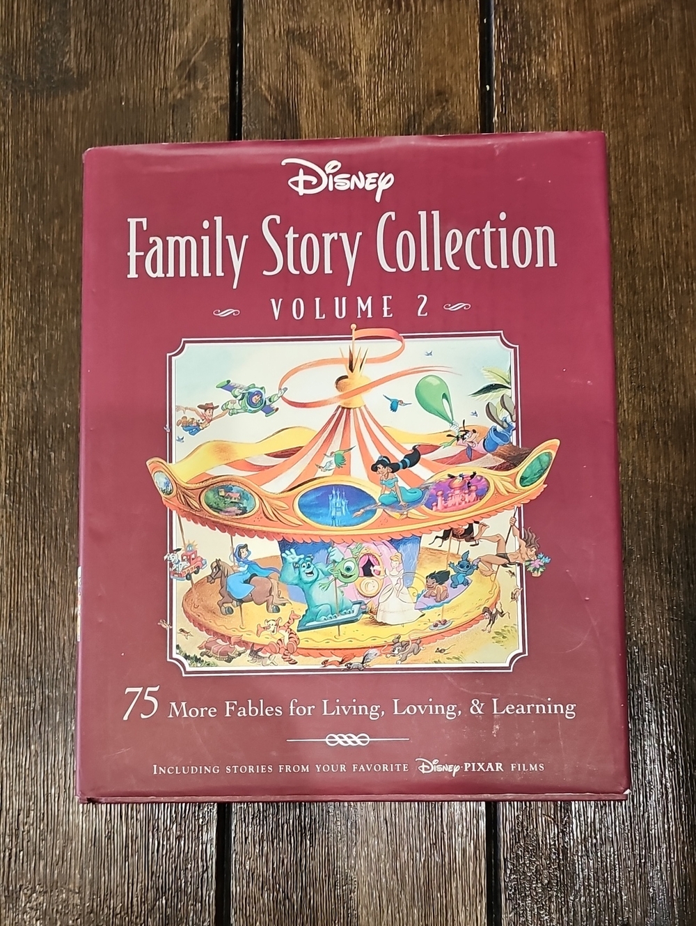 Disney Family Story Collection Volume 2 - Burgundy & Multicolor Cover